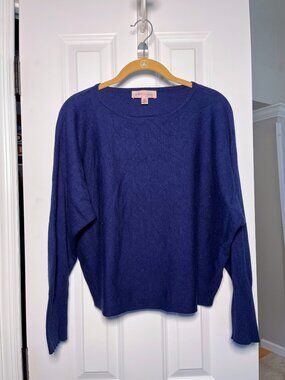Philosophy Royal Blue Crewneck Sweater Large